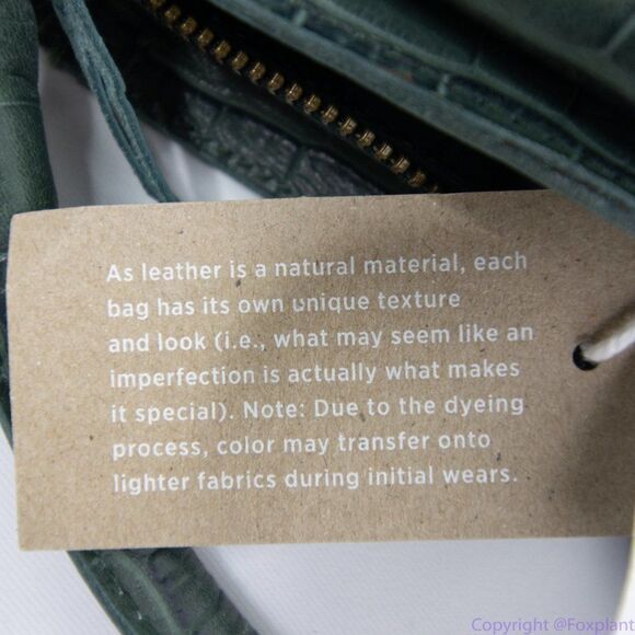 New! Madewell The Mini Abroad Crossbody Bag‎ Croc Embossed Leather - Picture 15 of 16